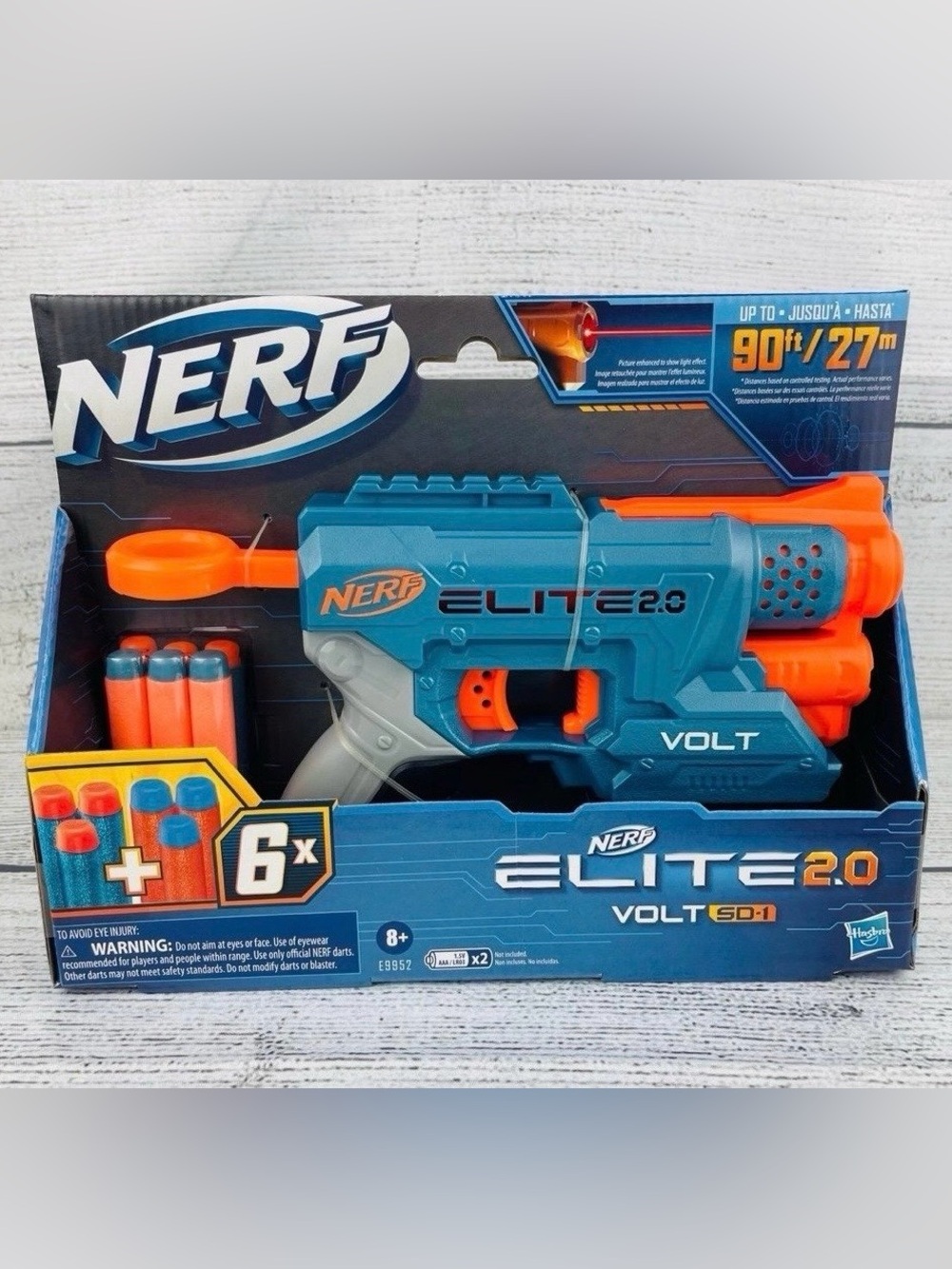 Nerf Elite 2.0 Volt SD-1 Soft Dart Blaster Gun Toy - NEW